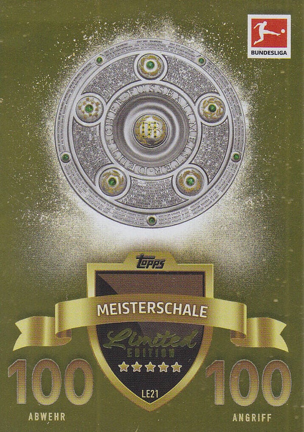 Meisterschale Bundesliga limitierte Auflage Nr. LE21