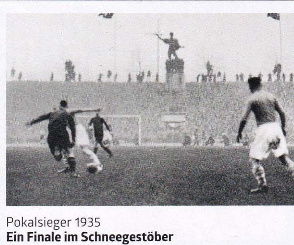 Ein Finale im Schneegestöber / Panini 125 Jahre 1.FC Nürnberg / Pokalsieger 1935 / Nr. 182