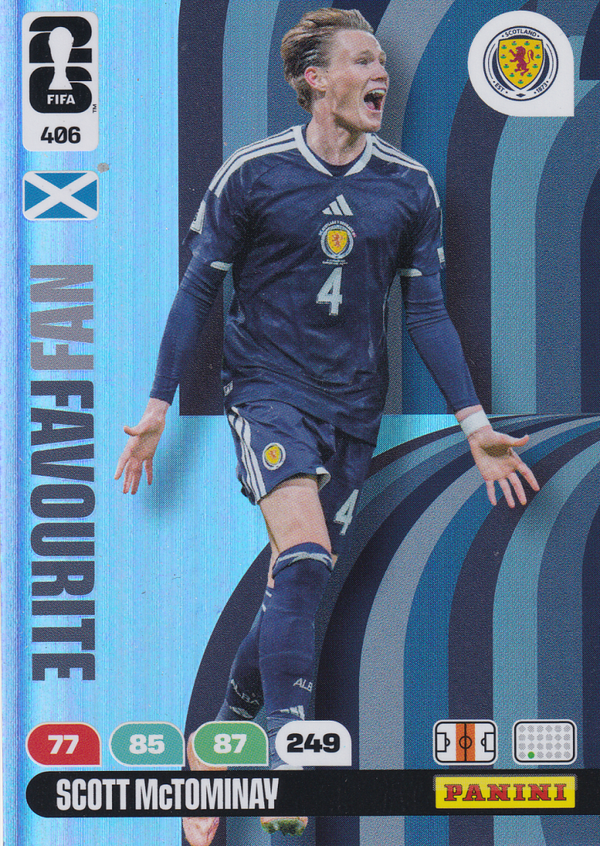 Scott McTominay - Schottland - Panini WM 2026 - Fan Favourite - Nr. 406