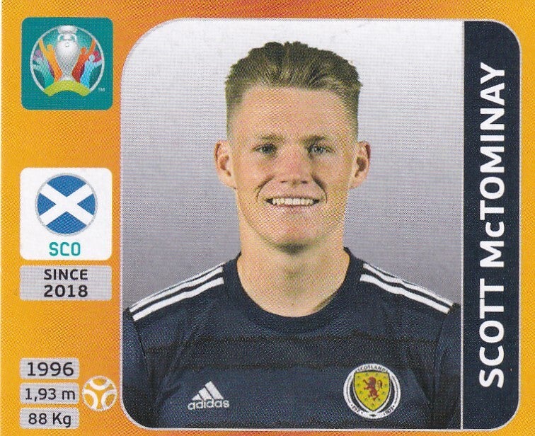 Scott McTominay / Schottland / Panini EM 2020 / Basis Bild / Nr. 451