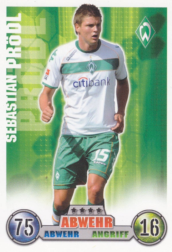 Sebastian Prödl / SV Werder Bremen / Topps Match Attax 2008 / Basis Karte / Nr.60