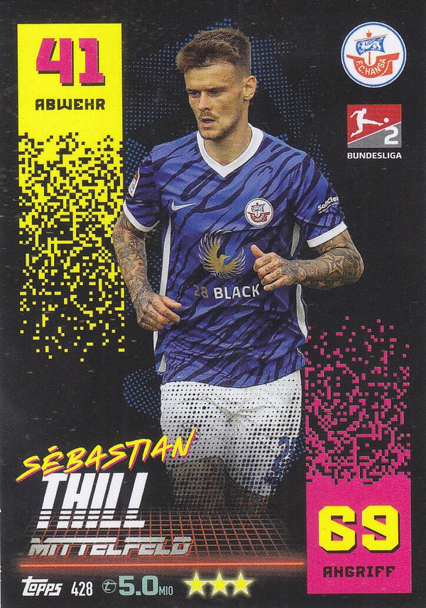 Sebastian Thill - FC Hansa Rostock - Topps Match Attax 2022 - Basis Karte - Nr.428
