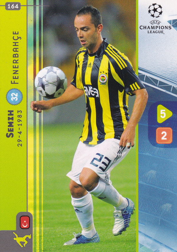 Semih - Fenerbahce Istanbul - Panini Champions League 2008 - Basis Karte - Nr.164
