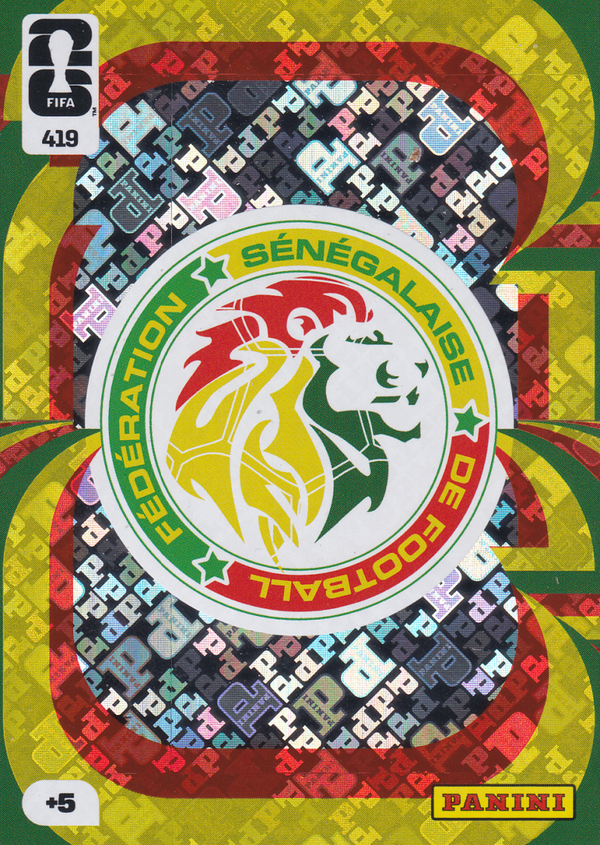 Senegal - Panini WM 2026 - Team Crest - Vereinslogo - Nr. 419