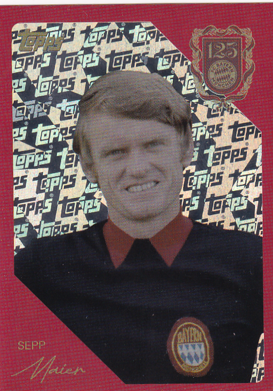 Sepp Maier - FC Bayern München - Topps 125 Jahre FC Bayern München - Glitzerbild - Nr. 89