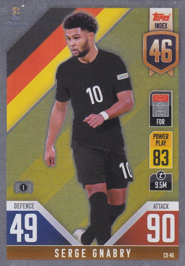 Serge Gnabry - Deutschland - Topps Uefa Nations League - Nr. CD 46
