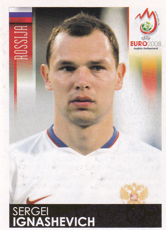 Sergei Ignashevich - Russland - Panini EM 2008 - Basis Bild - Nr. 443
