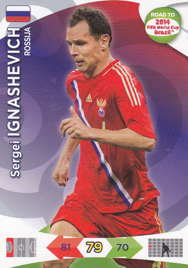 Sergei Ignashevich - Russland - Panini Road to 2014 Fifa World Cup Brazil - Nr. 159