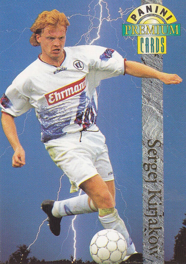 Sergej Kirjakow / Karlsruher SC / Panini Premium Card 1994 / Basis Karte / Nr. 97