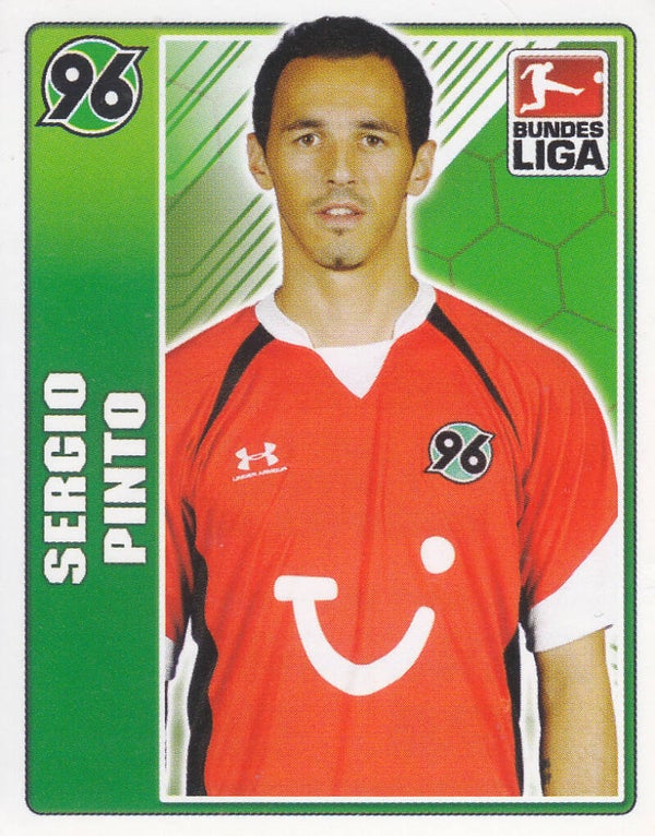 Sergio Pinto / Hannover 96 / Topps Bundesliga 2009 / Basis Bild / Nr. 161