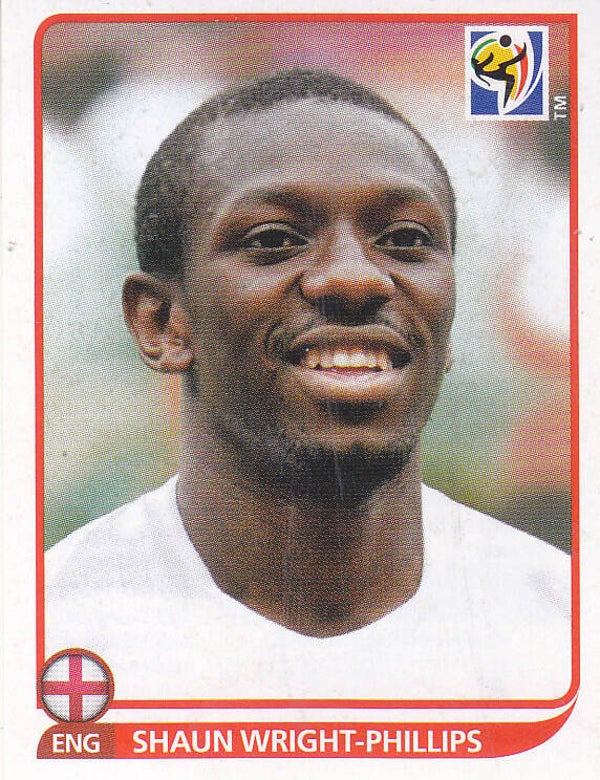 Shaun Wright-Phillips / England / Panini WM 2010 / Basis Bild / Nr.195