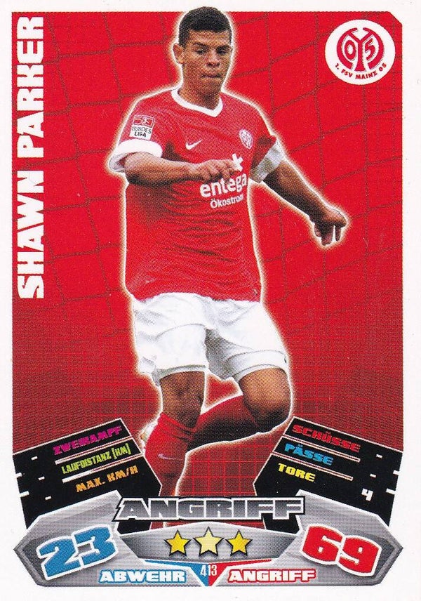 Shawn Parker - 1.FSV Mainz 05 - Topps Match Attax 2012 - Basis Karte - Nr. 413