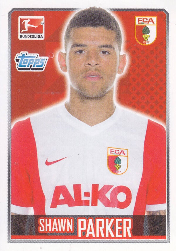 Shawn Parker / FC Augsburg / Topps Bundesliga 2014 / Basis Bild / Nr. 16
