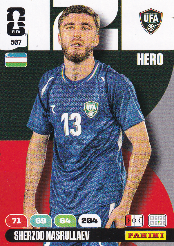 Sherzod Nasruzllaev - Usbekistan - Panini WM 2026 - Hero - Nr. 507