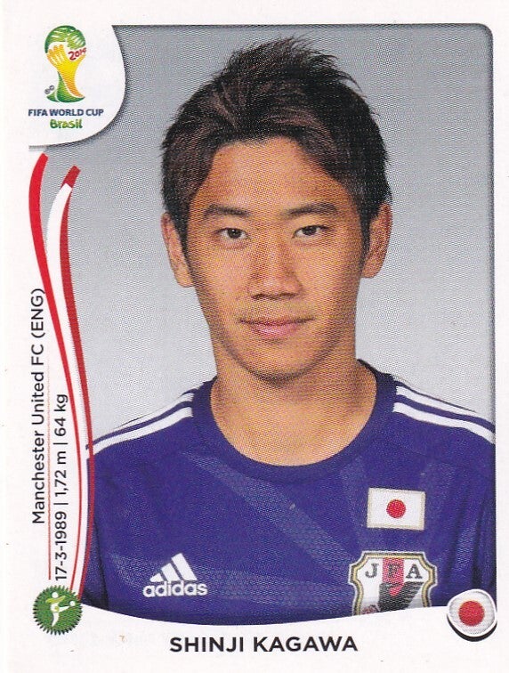 Shinji Kagawa - Japan - Panini WM 2014 - Basis Bild - Nr. 256