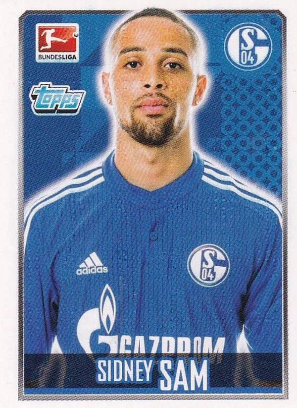 Sidney Sam / FC Schalke 04 / Topps Bundesliga 2014 / Basis Bild / Nr. 239