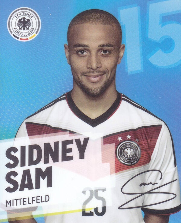 Sidney Sam / Deutschland / Rewe Plastik Sammekarte / Nr. 15