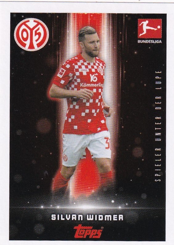 Silvan Widmer - 1.FSV Mainz 05 - Topps Bundesliga 2024 - Spieler unter der Lupe - Nr. 305