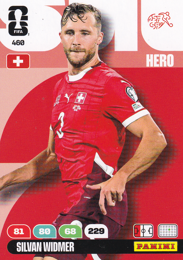 Silvan Widmer - Schweiz - Panini WM 2026 - Hero - Nr. 460