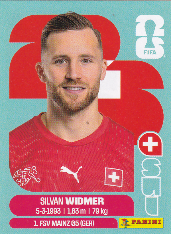 Silvan Widmer - Schweiz - Panini WM 2026 - Basis Bild - SUI8