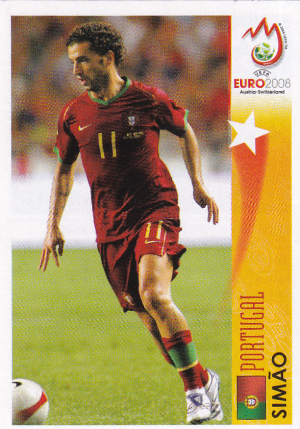 Simäo - Portugal - Panini EM 2008 - In Action - Nr. 481