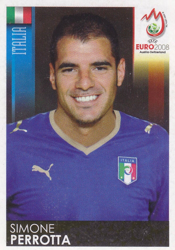 Simone Perrotta / Italien / Panini EM 2008 / Basis Bild / Nr. 296