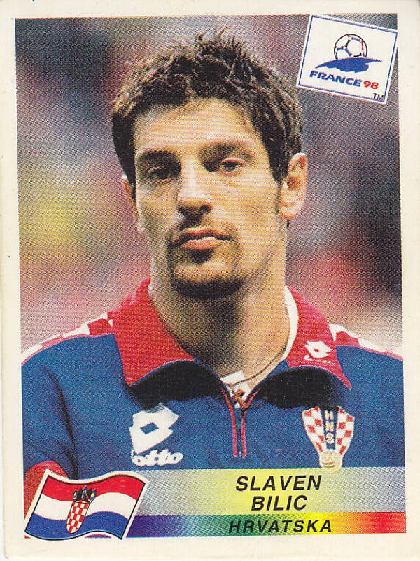 Slaven Bilic / Kroatien / Panini WM 1998 / Basis Bild / Nr.540