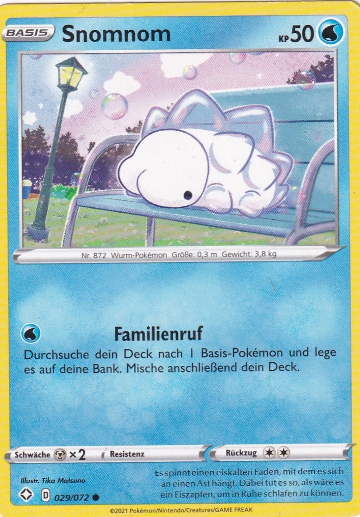 Snomnom / Pokemon / Glänzendes Schicksal / Basis Karte / Nr. 029/072