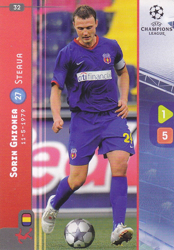 Sorin Ghionea Steaua Bukarest Basis Karte Nr.32