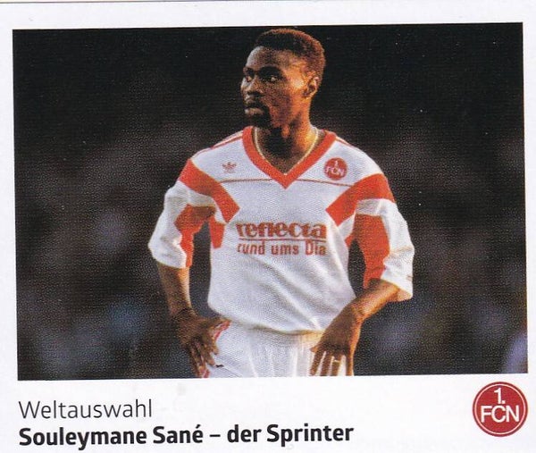 Souleymane Sane - der Sprinter - Panini 125 Jahre 1.FC Nürnberg - Weltauswahl - Nr. 236
