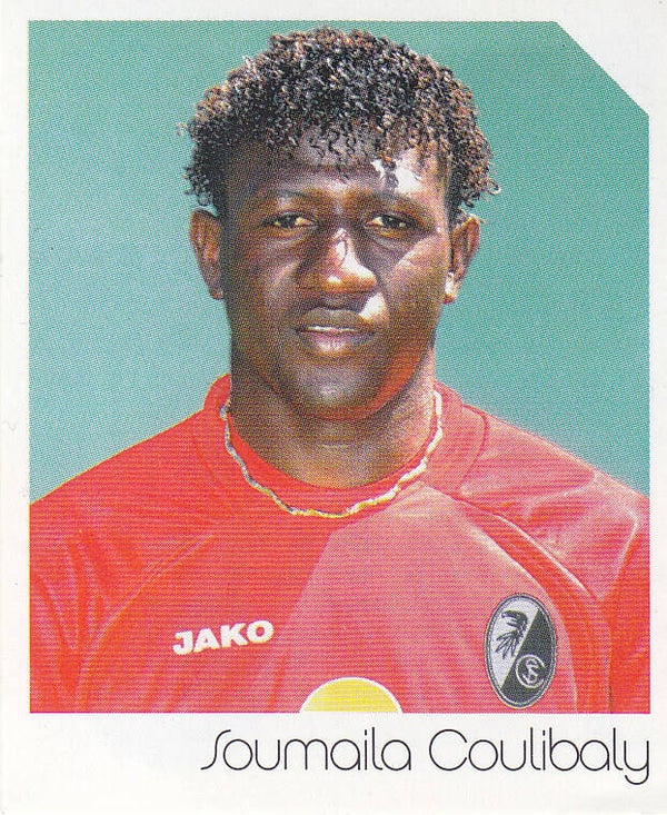 Soumaila Coulibaly / SC Freiburg / Panini Bundesliga 2003 / Basis Bild / Nr. 151