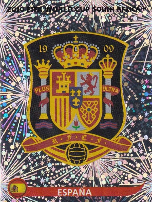 Spanien - Panini WM 2010 - Vereinslogo Glitzer - Nr. 563