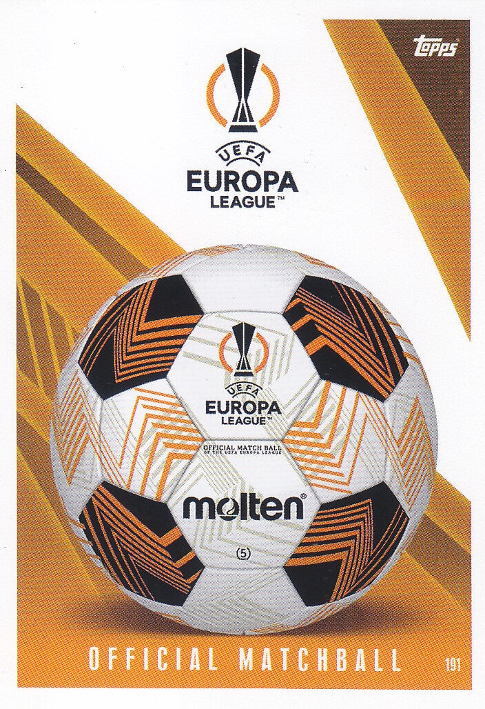 Official Matchball / Topps Champions League Extra 2023 / Nr. 191
