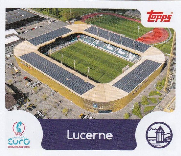 Spielort Luzern Lucerne - Topps Frauen EM 2025 - Nr. 26