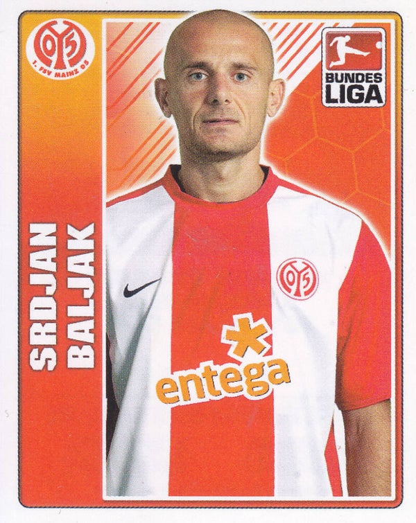 Srdjan Baljak / 1.FSV Mainz 05 / Topps Bundesliga 2009 / Basis Bild / Nr.287