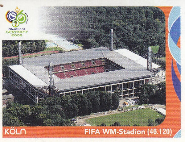Köln Fifa WM Stadion - Panini WM 2006 - Müngersdorfer Stadion - Nr. 11