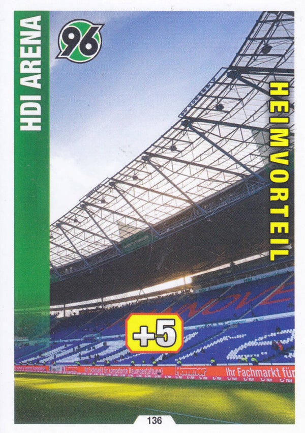 Hannover 96 / Topps Match Attax 2014 / HDI Arena / Nr. 136