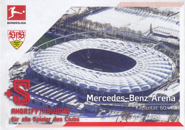 VFB Stuttgart / Mercedes-Benz Arena / Topps Match Attax 2021 / Stadionkarte / Nr.359