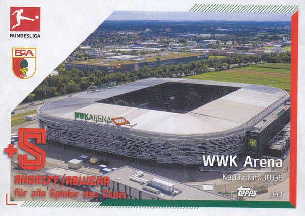 FC Augsburg / Topps Match Attax 2021 / WWK Arena / Nr. 343
