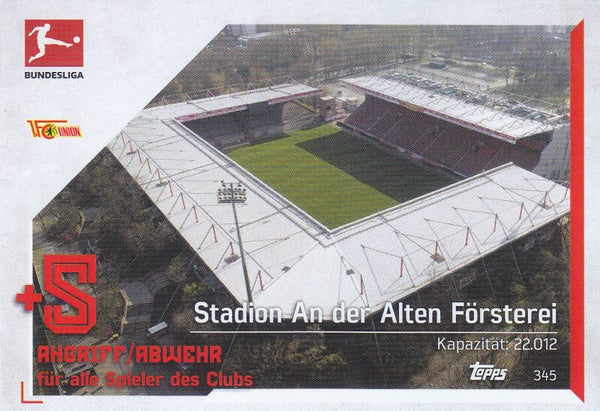 1.FC Union Berlin - Topps Match Attax 2021 - Stadion an der alten Försterei - Nr. 345