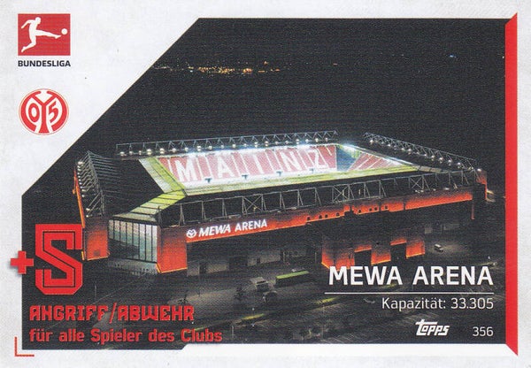 1.FSV Mainz 05 / Topps Match Attax 2021 / Mewa Arena / Nr. 356