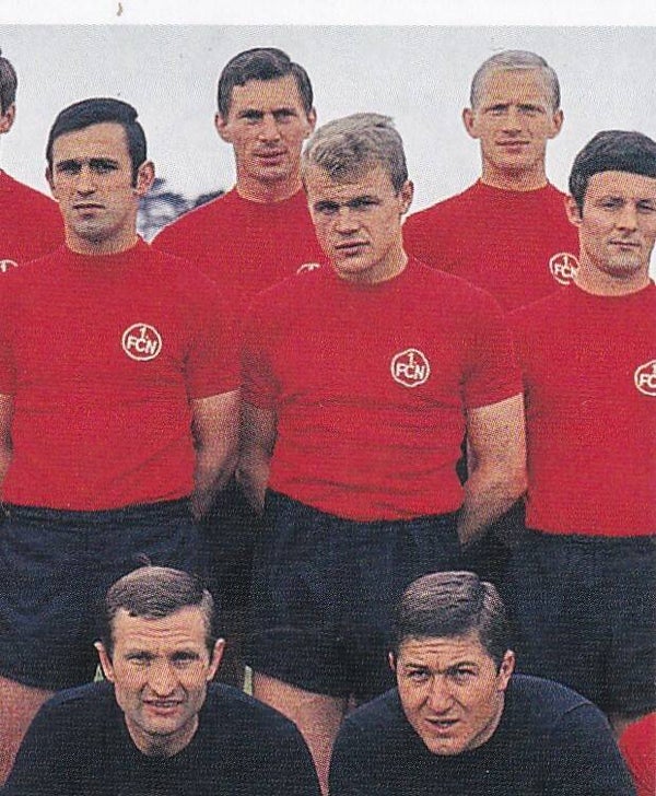 Die Stammformation 2 / Panini 125 Jahre 1.FC Nürnberg / Deutscher Meister 1968 / Nr. 120