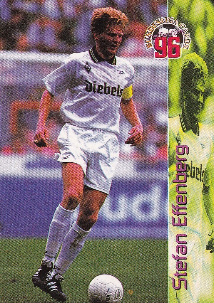 Stefan Effenberg / Borussia Mönchengladbach / Panini 1996 / Basis Karte / Nr. 46