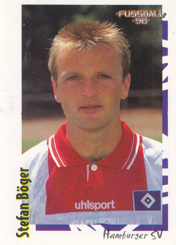 Stefan Böger / Hamburger SV / Panini Bundesliga 1998 / Basis Bild / Nr. 339