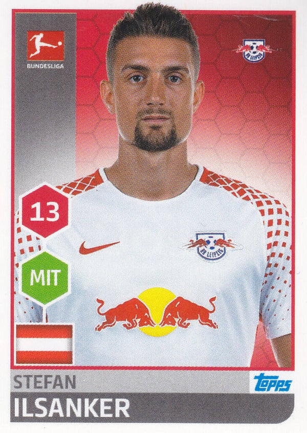 Stefan Ilsanker / RB Leipzig / Topps Bundesliga 2017 / Basis Bild / Nr. 160