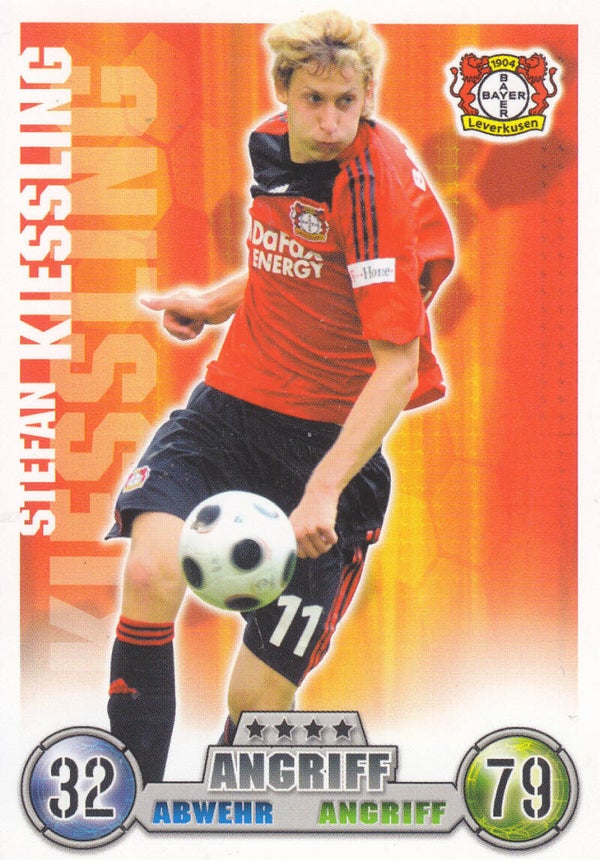 Stefan Kiessling / Bayer Leverkusen / Topps Match Attax 2008 / Basis Karte / Nr.231