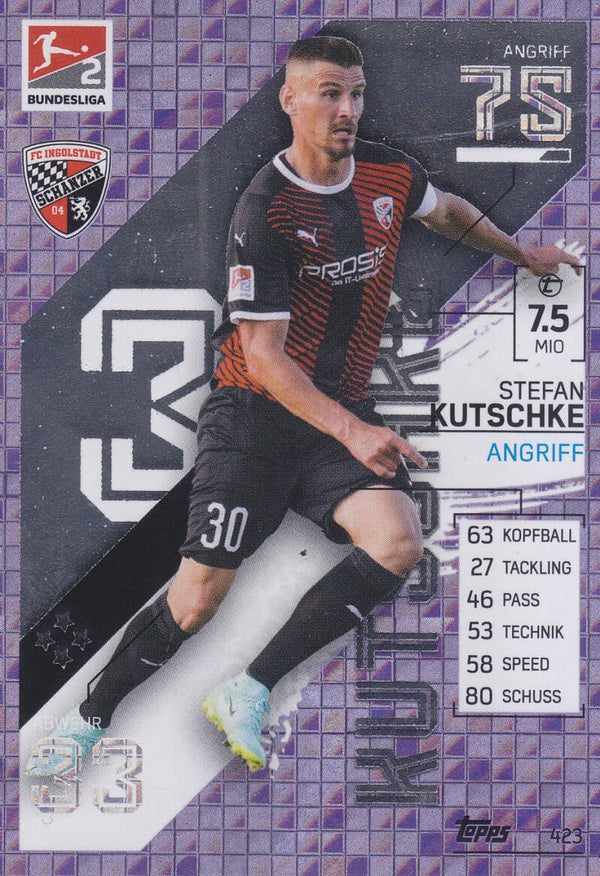 Stefan Kutschke / FC Ingolstadt / Topps Match Attax 2021 / Matchwinner / Nr. 423