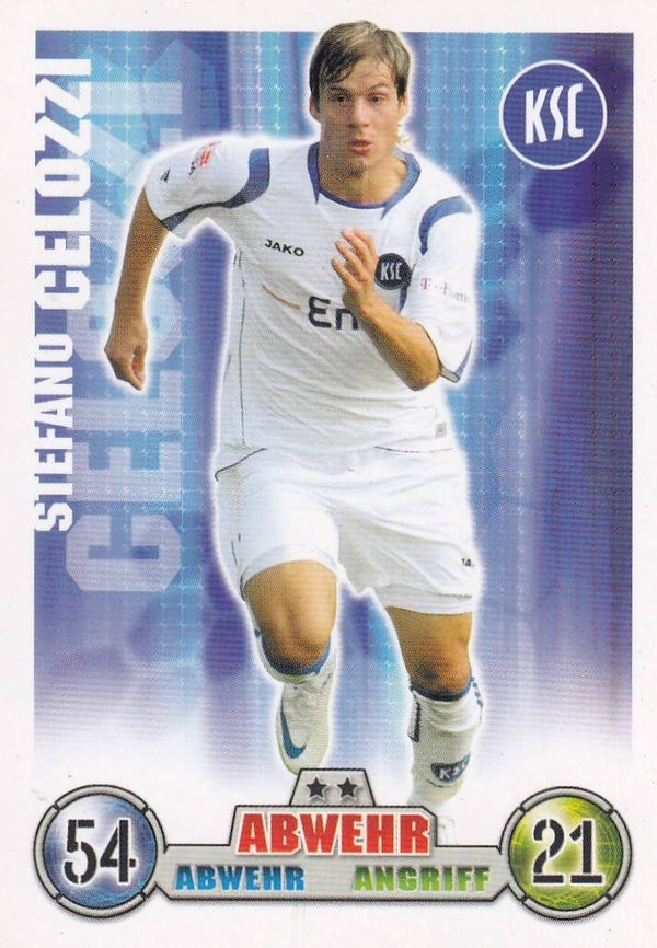Stefano Celozzi / Karlsruher SC / Topps Match Attax 2008 / Basis Karte / Nr. 184