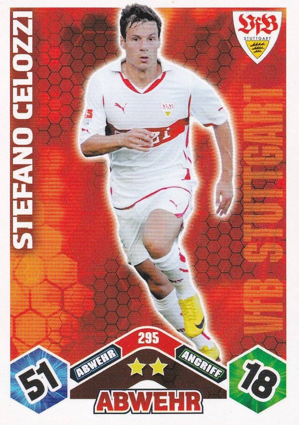 Stefano Celozzi / VFB Stuttgart / Topps Match Attax 2010 / Basis Karte / Nr. 295