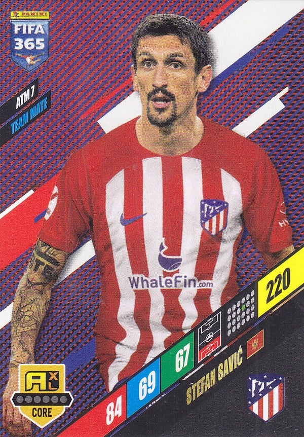 Stefan Savic / Atletico Madrid / Panini Fifa 365 Jahr 2024 / Icon Core / Nr. ATM 7